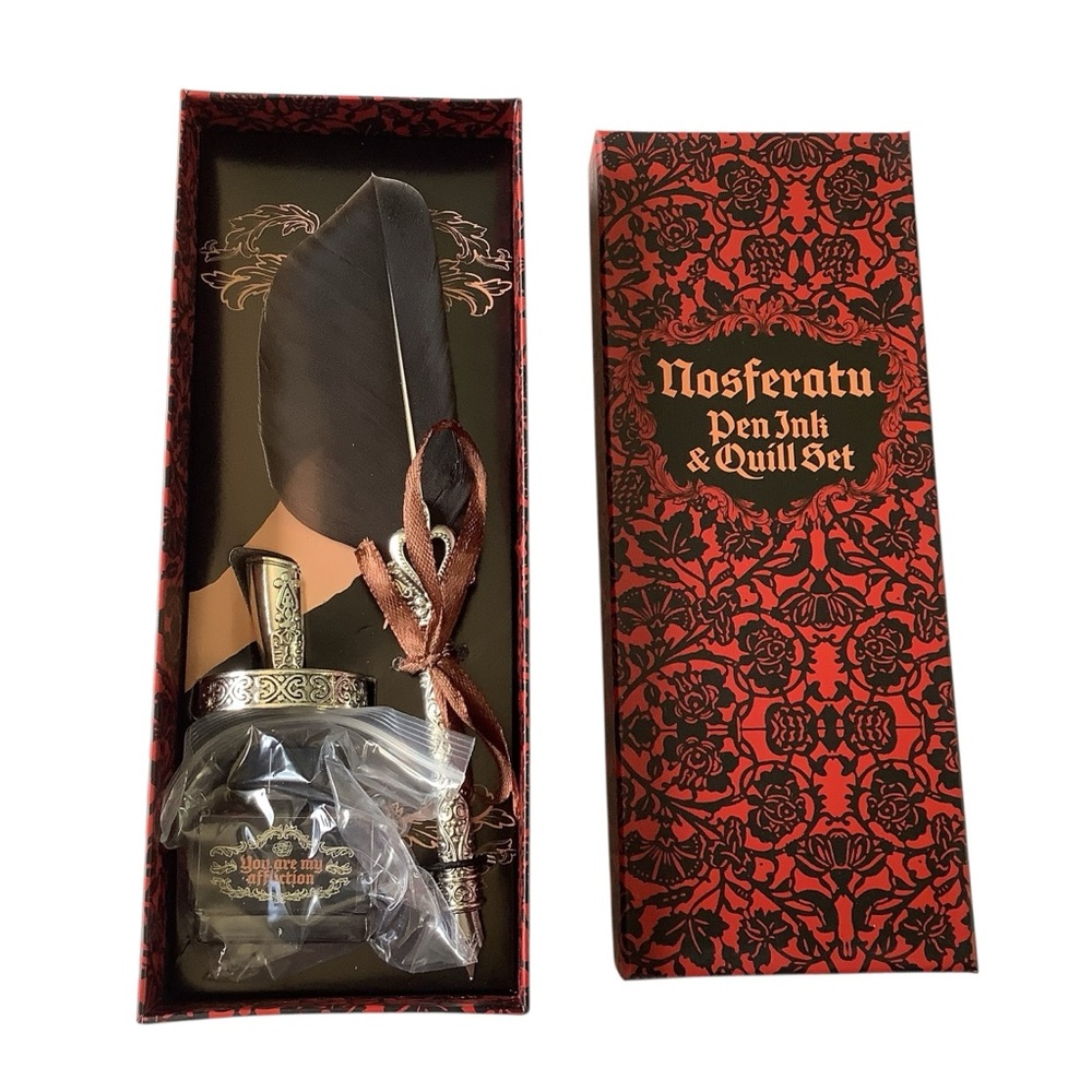 Owlcrate Nosferatu Ink and Quill Pen Writing Set